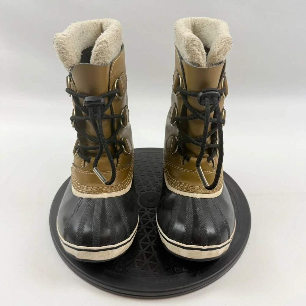 Sorel Kids Yoot Pac Nylon Waterproof Winter Boots Elk Black NY1880-259 Size 3